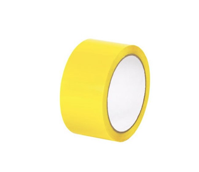 Taśma pakowa 48mmx50m żółta Dalpo